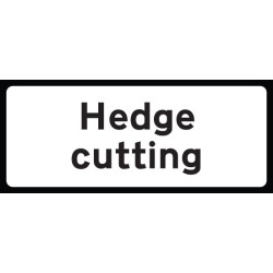 Hedge Cutting Supplementary Plate - Class RA1