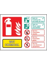 Wet Chemical Extinguisher Identification
