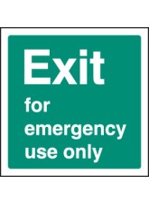 Exit Emergency Use