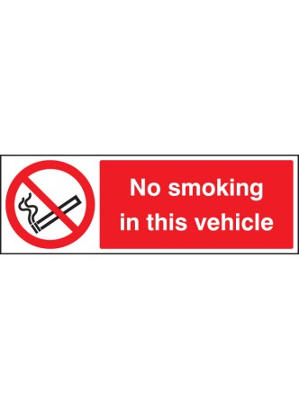 No Smoking in the Vehicle