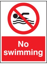No Swimming