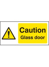 Caution - Glass Door