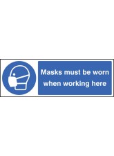 Masks Must be Worn When Working Here