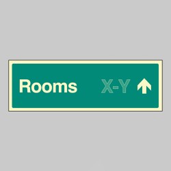 Rooms X-Y - Arrow Up (Specify when ordering) Rooms X-Y - Arrow Up (Specify when ordering)