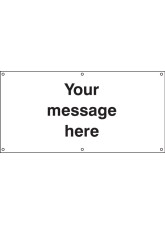 Design Your Own - Banner with Eyelets - 1270 x 610mm