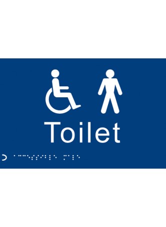 Braille - Toilet Gents / Disabled