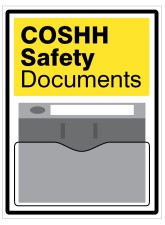 COSHH Safety - Document Holder