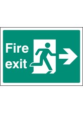 A4 Fire Exit Right
