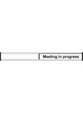 Meeting in Progress Door Slider