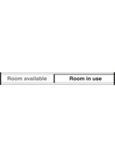 Room in Use / Room Available - Door Slider