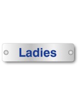 Ladies - Visual Impact - Aluminium Door Sign