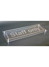 Your Message Here - Visual Impact Sign with Stand-off Locators