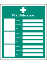 First Aiders Are (Space for 3)