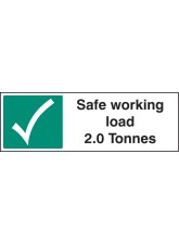 Safe Working Load 2.0 Tonnes