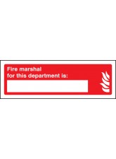 Fire Marshal for this Department Is