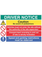 Driver Notice be Aware of Pedestrians - Unsupervised Reversing Forbidden