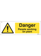 Danger People Working On Plant