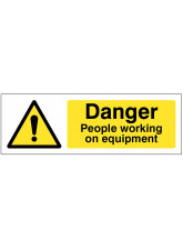 Caution People Working On Equipment