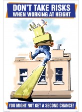 Don’t Take Risks When Working At Height Poster