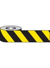 Black & Yellow Non-adhesive Barrier Tape