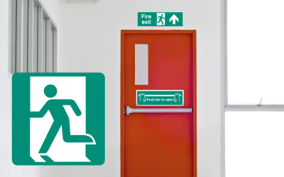 Emergency Escape Safety Signs